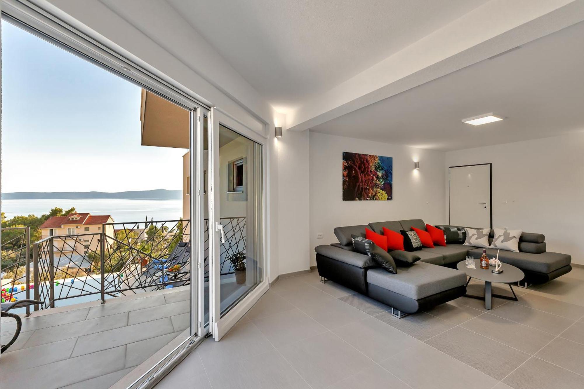 Ferienwohnung Golden Horizon Retreat Podgora Exterior foto