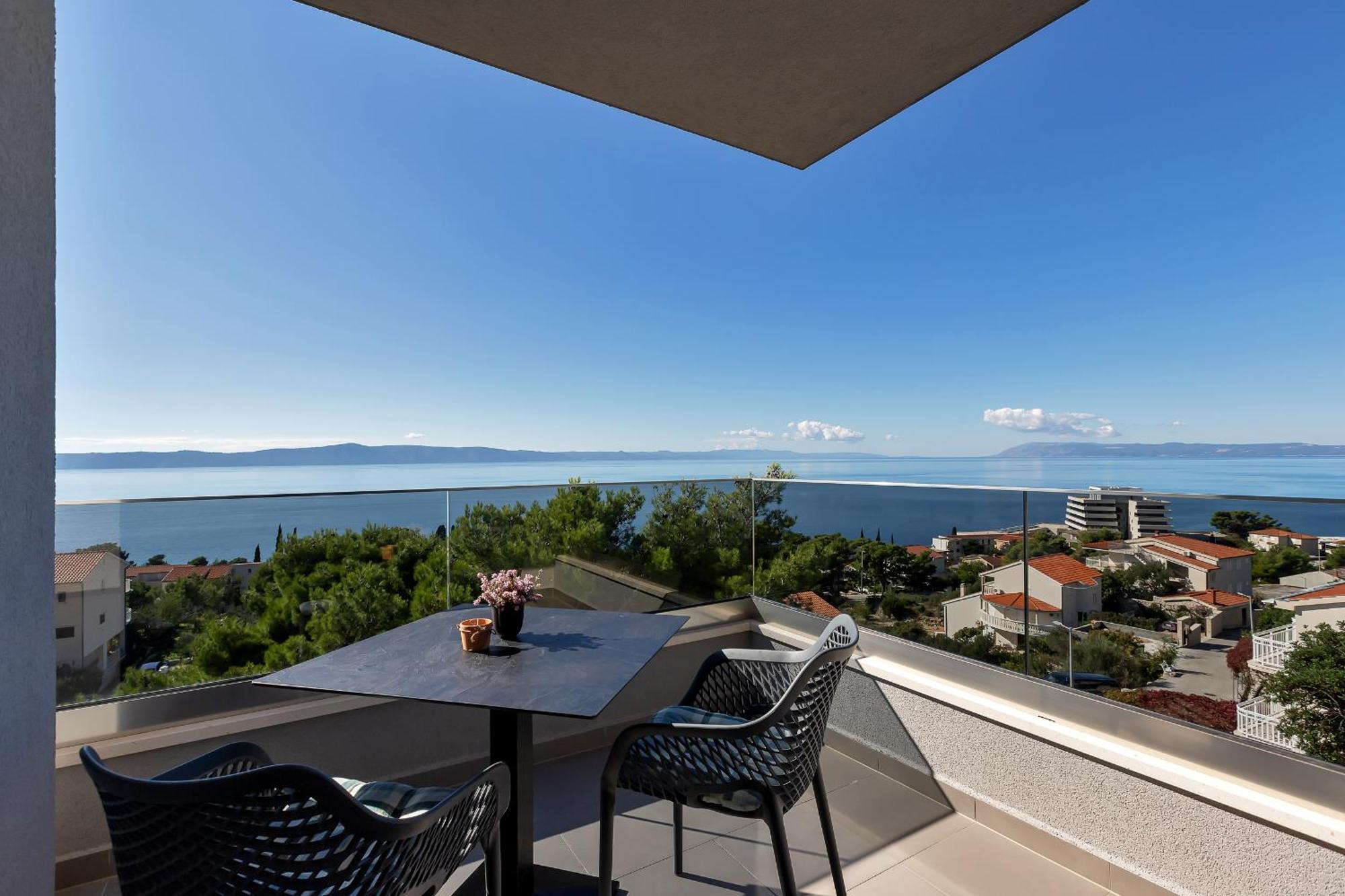 Ferienwohnung Golden Horizon Retreat Podgora Exterior foto