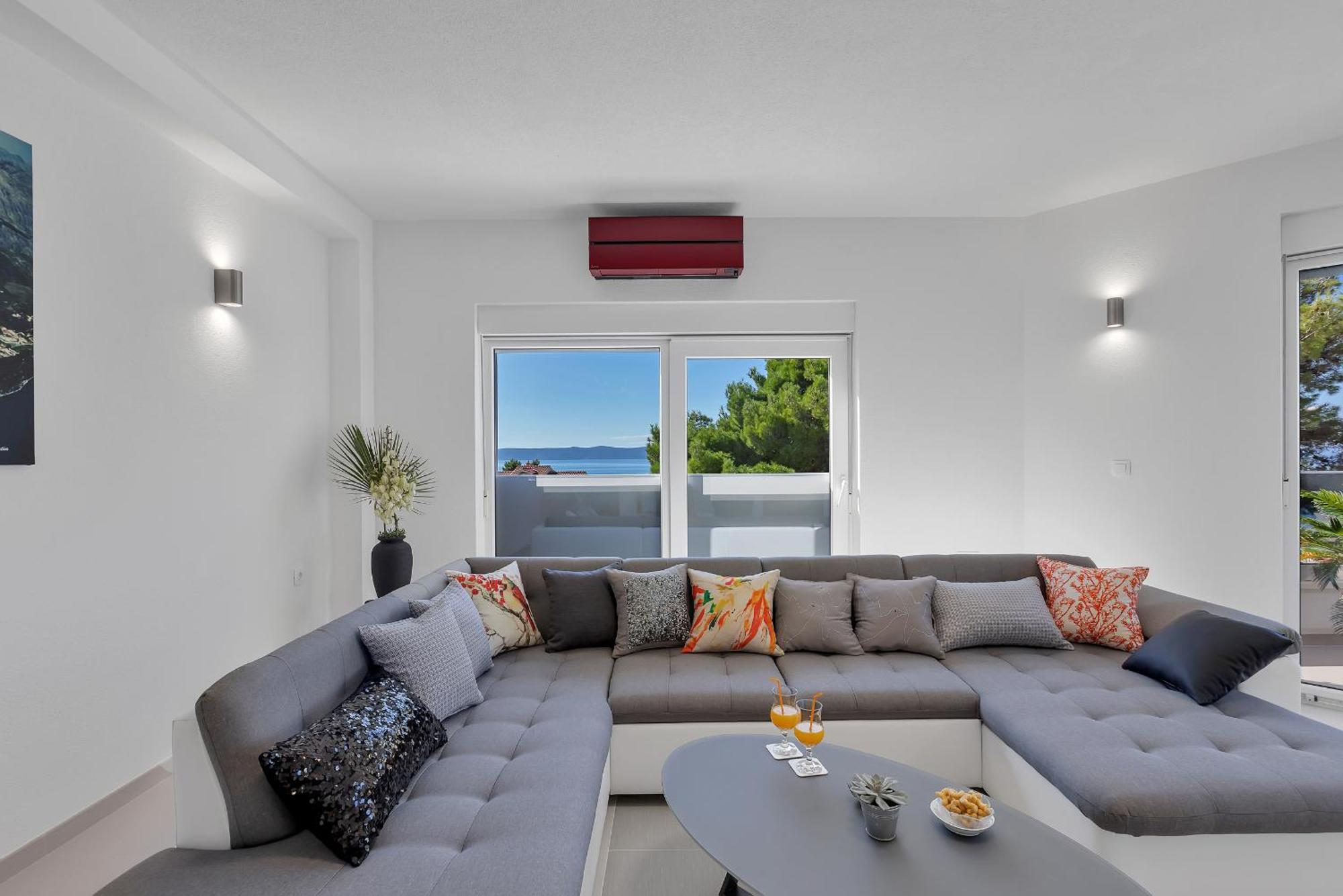 Ferienwohnung Golden Horizon Retreat Podgora Exterior foto