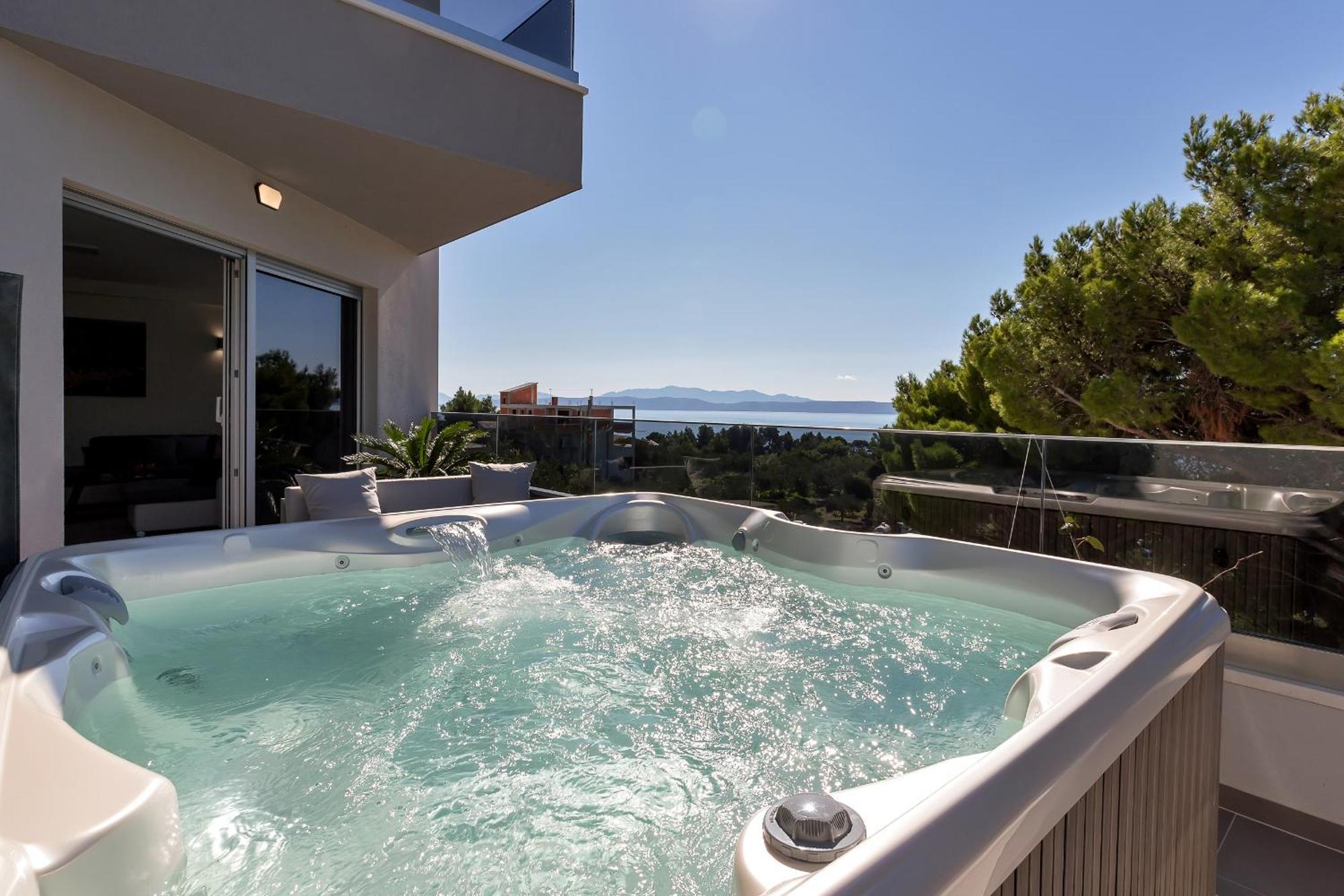 Ferienwohnung Golden Horizon Retreat Podgora Exterior foto