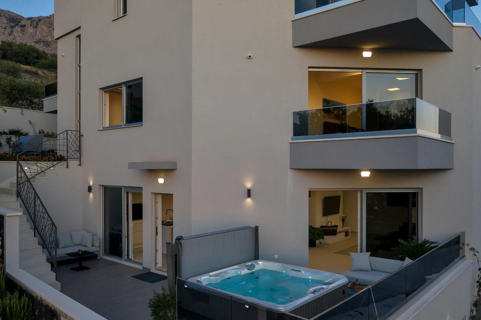 Ferienwohnung Golden Horizon Retreat Podgora Exterior foto