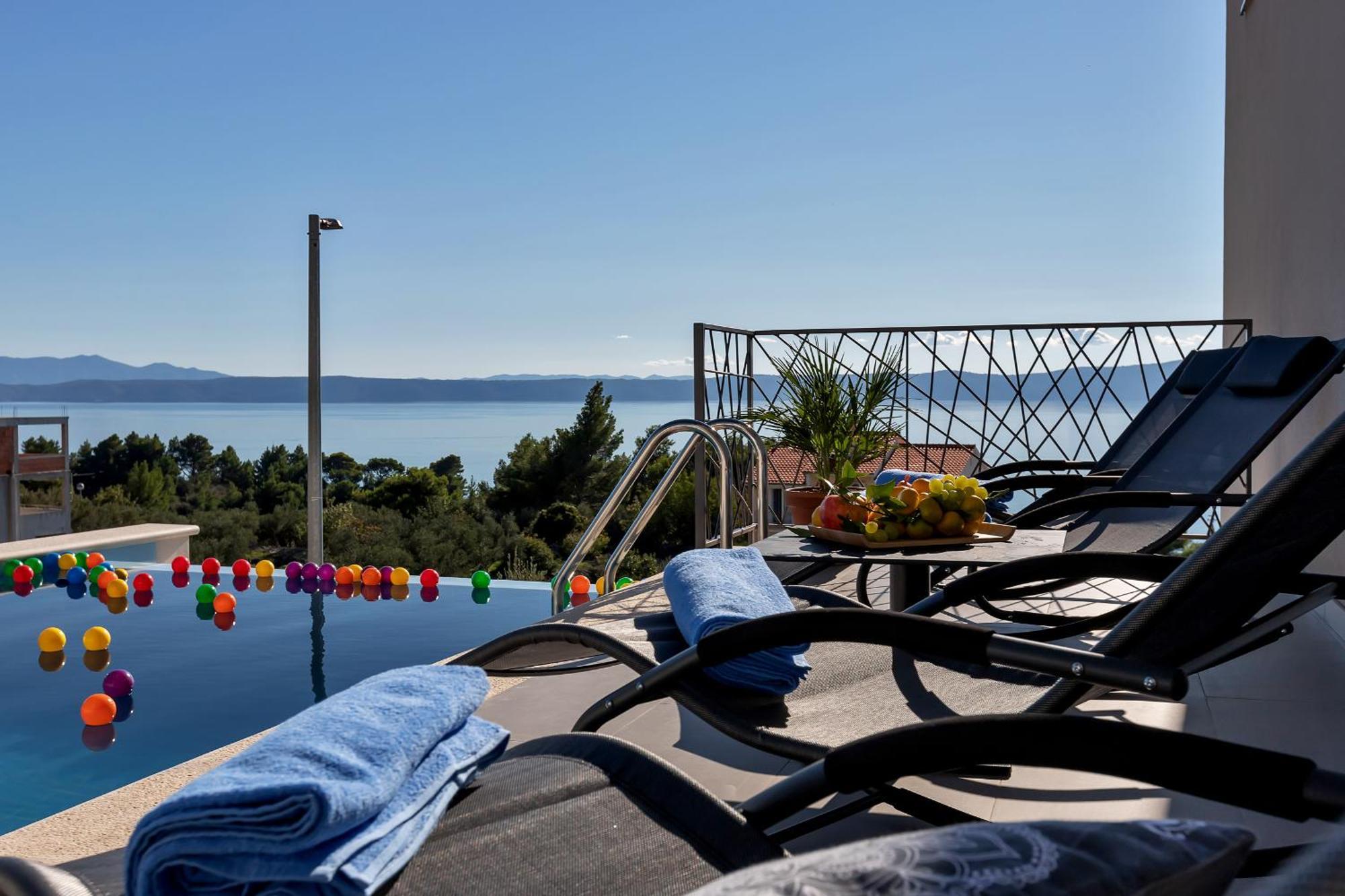 Ferienwohnung Golden Horizon Retreat Podgora Exterior foto